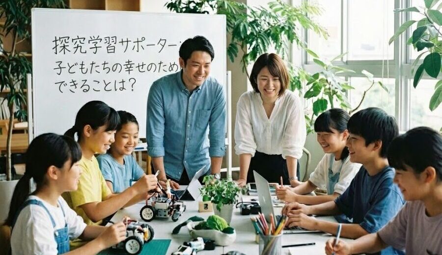 企業と子どもたちが連携する様子